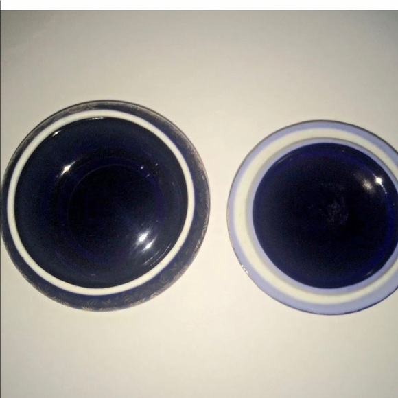 Cobalt Blue Vanity Fragonard Limoges Castel Box - Picture 3 of 12